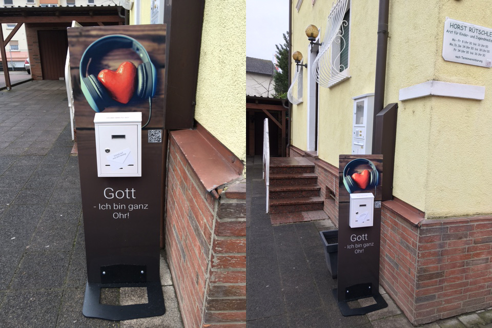 Gebetsbriefkasten in Mutterstadt